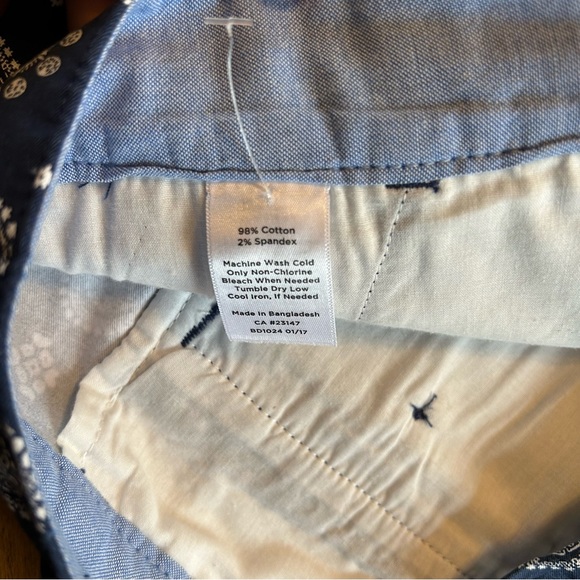 Talbots Weekend Chino Paisley Print - Picture 5 of 5